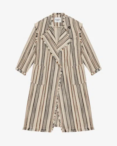 Isabel Marant Étoile Inita Coat In Neutral