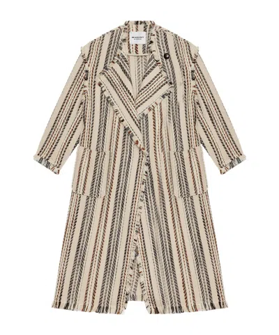 Isabel Marant Étoile Inita Coat In Brown