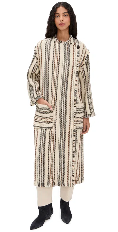 Isabel Marant Étoile Inita Coat Ecru In Sand