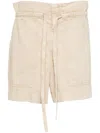 Isabel Marant Étoile Ipolyte Cotton Shorts In Brown
