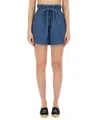 Isabel Marant Étoile Marant Etoile 'ipolyte' Bermuda Shorts In Blue