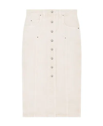 ISABEL MARANT ÉTOILE ISABEL MARANT BUTTONED MIDI SKIRT