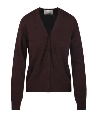 Isabel Marant Étoile Isabel Marant Carline V-neck Cardigan In Burgundy