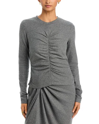Isabel Marant Étoile Isabel Marant Delesa Ruched Top In Gray