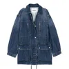 Isabel Marant Étoile Isabel Marant Joanna Workwear Style Jacket In Blue