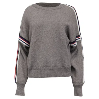 Isabel Marant Étoile  Kao Cropped Oversized Sweater In Grey Cotton In Gray