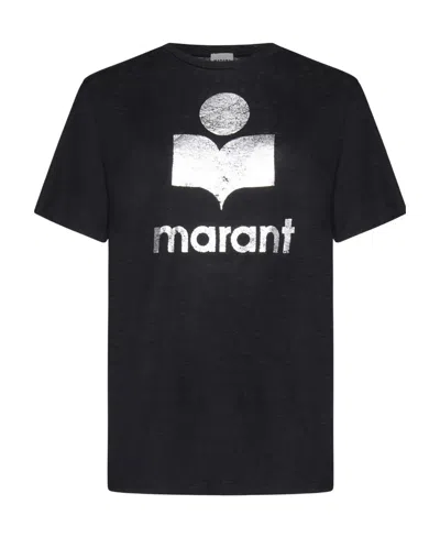 ISABEL MARANT ÉTOILE ISABEL MARANT LOGO PRINTED CREWNECK T-SHIRT