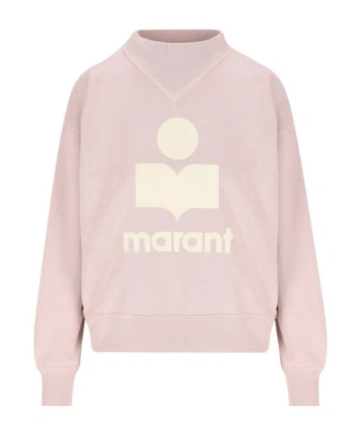 ISABEL MARANT ÉTOILE ISABEL MARANT LONG-SLEEVED LOGO PRINTED SWEATSHIRT