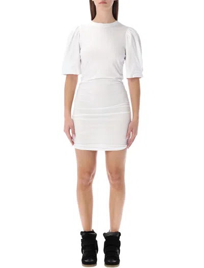 Isabel Marant Étoile Isabel Marant Mylda Organic Cotton Dress In White