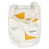 Isabel Marant Étoile  Printed Tote In White Canvas