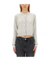 Isabel Marant Étoile Buttoned Straight Hem Knitted Cardigan In White