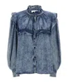 Isabel Marant Étoile Idety Blouse In Gray