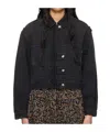 Isabel Marant Étoile Julie Denim Jacket In Black