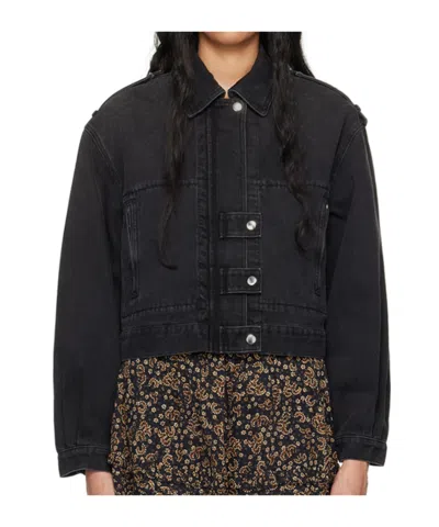Isabel Marant Étoile Julie Denim Jacket In Black