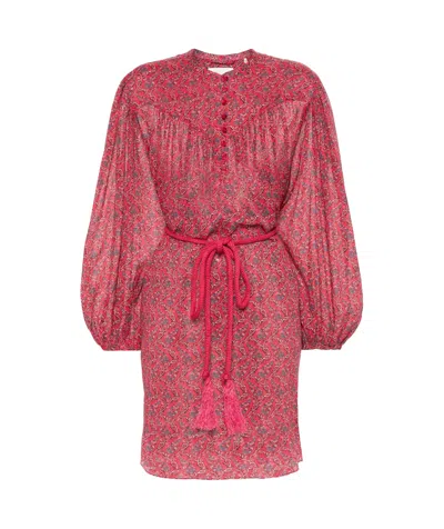 Isabel Marant Étoile Kildi Floral-print Dress In Red