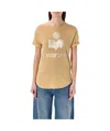 Isabel Marant Étoile Koldi Logo Printed T-shirt In Brown