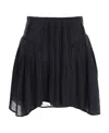 Isabel Marant Étoile Jorena Asymmetric-hem Mini Skirt In Black