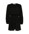 Isabel Marant Étoile Ladjo Flared Minidress In Black
