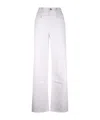 Isabel Marant Étoile Gz Lemon Wide-leg High-rise Trousers In White