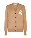 Isabel Marant Étoile Womens Camel Norton Intarsia Knitted Cardigan In Nude