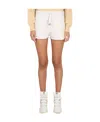 Isabel Marant Étoile Elastic Waist Shorts In White