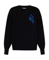 Isabel Marant Étoile Marisans Logo Embroidered Jumper In Black