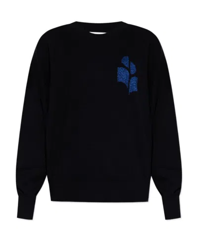 Isabel Marant Étoile Marisans Logo Embroidered Jumper In Black