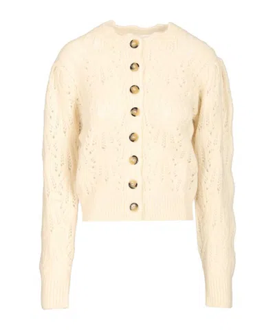 Isabel Marant Étoile Isabel Marant Toile Maxine-gc Knitted Cardigan In Neutral