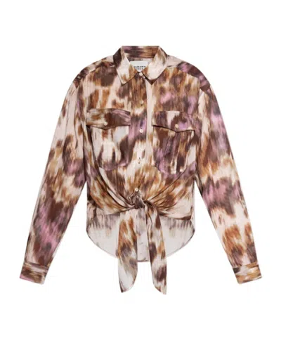 ISABEL MARANT ÉTOILE ISABEL MARANT ÉTOILE NATH TIE-DYED BUTTONED SHIRT