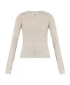 Isabel Marant Étoile Obira Burshed-knit Jumper In Nude