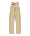 Isabel Marant Étoile Priana High-waist Wide-leg Trousers In Nude