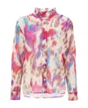 Isabel Marant Étoile Gamble Shirt With Shaded Motif In Nude