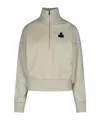 Isabel Marant Étoile Turtleneck Long Sleeve Sweatshirt In Nude