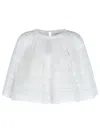 Isabel Marant Étoile 'dilama' White Top With Round Neck And Broderie Anglaise In White