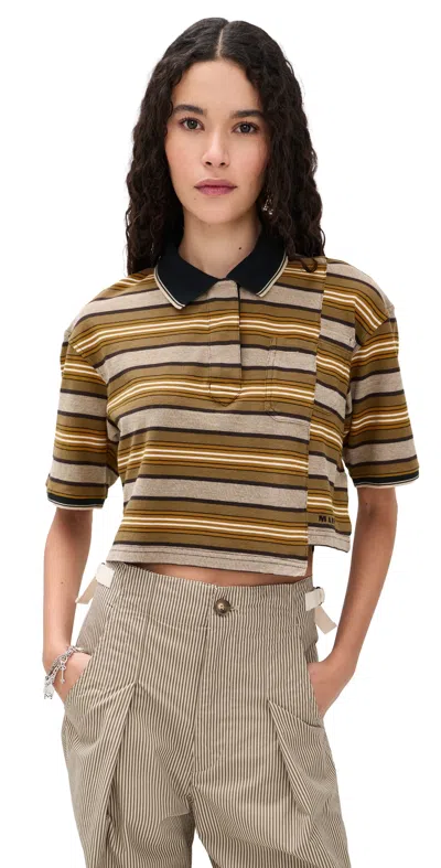 Isabel Marant Étoile Isalyne Polo Beige/khaki In Brown