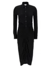 Isabel Marant Étoile Black Ivalia Midi Dress In Black