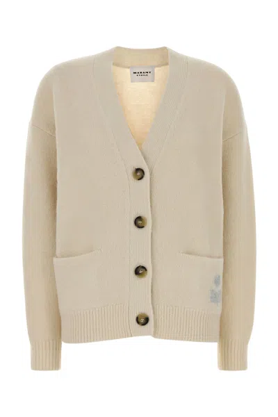 Isabel Marant Étoile Ivory Alpaca Blend Eborah Cardigan