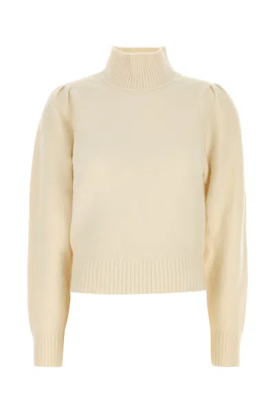 Isabel Marant Étoile Isabel Marant Etoile Ivory Alpaca Blend Purdie Sweater In Gold