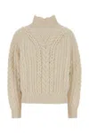 Isabel Marant Étoile Isabel Marant Etoile Ivory Cotton Blend Bolinea Sweater In White