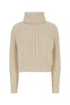 Isabel Marant Étoile Isabel Marant Etoile Ivory Cotton Blend Brenda Sweater In White
