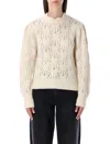 Isabel Marant Étoile Isabel Marant Etoile Ivory Lace Knit Sweater Marant Étoile In White