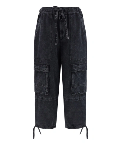 Isabel Marant Étoile Ivy Cargo Trousers In Black