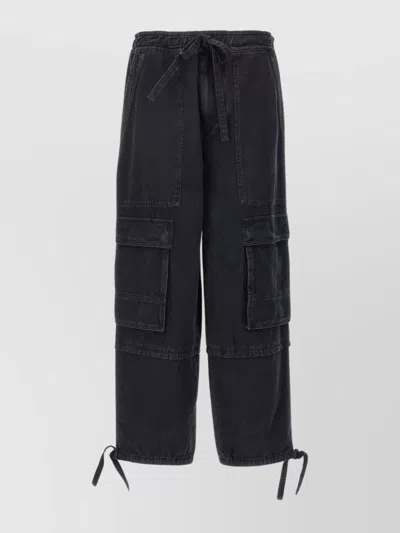 ISABEL MARANT ÉTOILE 'IVY' DRAWSTRING WAIST CARGO TROUSERS