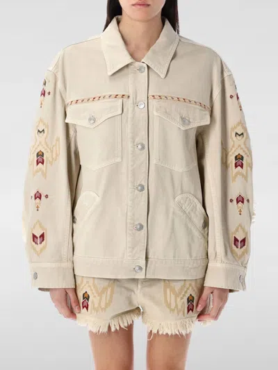 ISABEL MARANT ÉTOILE JACKET ISABEL MARANT ETOILE WOMAN COLOR BEIGE,G66676022