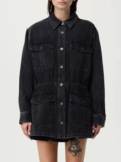 ISABEL MARANT ÉTOILE JACKET ISABEL MARANT ETOILE WOMAN COLOR BLACK,H23101002