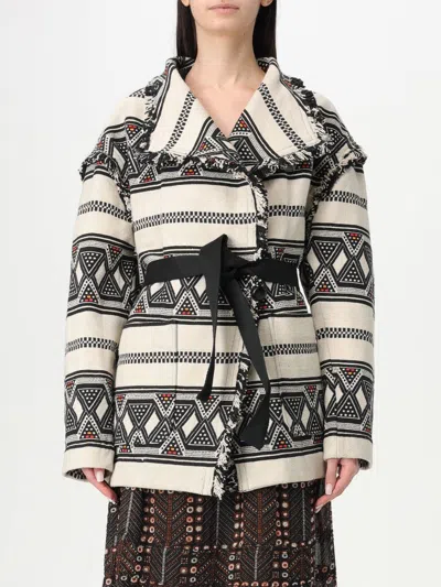 Isabel Marant Étoile Jacket Isabel Marant Etoile Woman Color Ecru In Multicolour