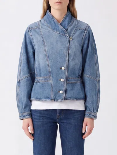 Isabel Marant Étoile Isabel Marant Etoile Jacket Woman Color Gnawed Blue In Multi