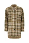 Isabel Marant Étoile Cappotto Harveli In Misto Poliestere Ricamato Donna
