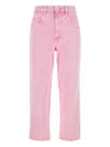 Isabel Marant Étoile Isabel Marant Etoile Pink Denim Janet Jeans In Pink