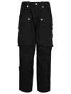 Isabel Marant Étoile Jannick Cargo Trousers In Navy